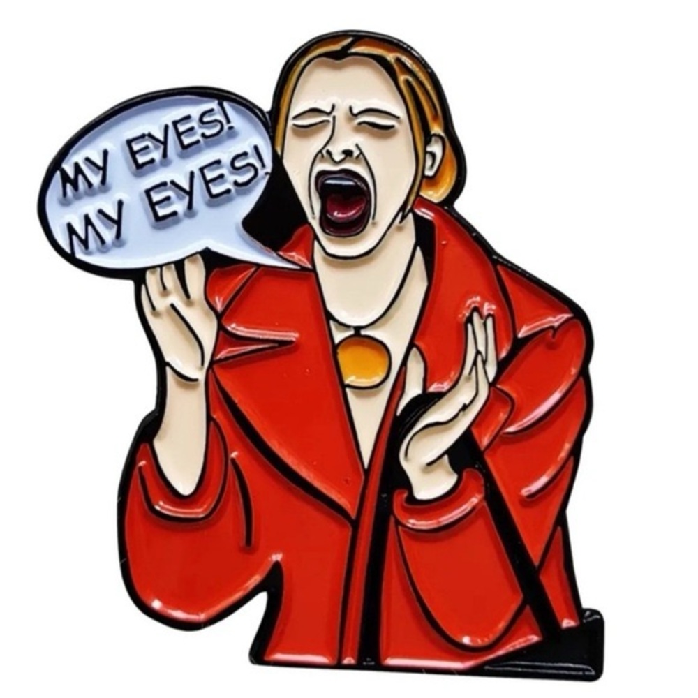 Friends Enamel Pin Phoebe Buffay Enamel Pin  My Eyes My Eyes